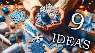 9 IDEAS🎄Affordable Christmas Decorations ideas🎄Tree Ornaments🎄DIY Christmas Ornaments craft idea [upl. by Ahsilra]