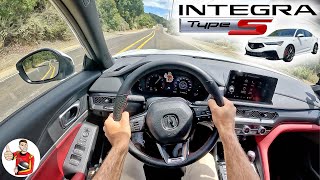 The Acura Integra Type S Injects Adrenaline into Compact Luxury POV Drive Review [upl. by Tnirb751]