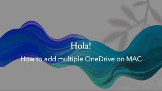 How to add multiple OneDrive in MAC [upl. by Blunt]