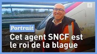 Ce contrôleur SNCF raconte ses blagues dans le train [upl. by Scholz]