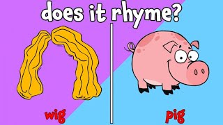 Does It Rhyme Learning Rhyming Words for Kids [upl. by Gideon990]