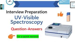 UV Visible spectroscopy  Interview questions BeerLamberts law [upl. by Fennie]