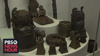 Museum works to repatriate artifacts looted from West Africa [upl. by Kawasaki521]