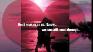 Dont Give Up On Us onscreen lyrics by David Soul [upl. by Acinna]