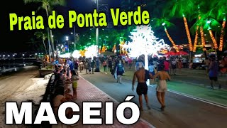 Praia de Pajuçara e Ponta Verde em Maceió AL [upl. by Frodi]