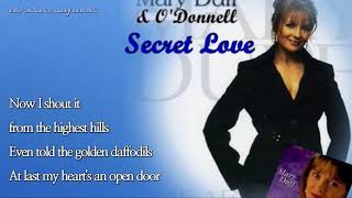 Secret Love Mary Duff amp ODonnell with Lyrics 1996 [upl. by Towney]