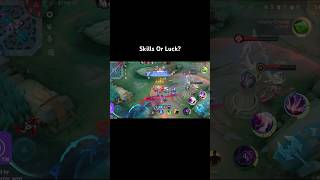 Skills Or Luck  mobilelegends mobilelegend mlbbindonesia mlbbshorts ml shorts fyp mlbb [upl. by Adnovaj65]