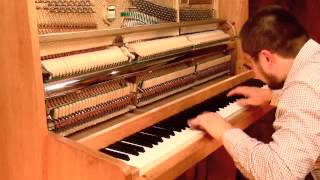 J S Bach Little Prelude in A minor BWV 942 Małe preludium a moll [upl. by Rutger]