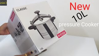 evinox 10L steel pressure cooker unboxingEVINOXMade in Portugalsteel pressure cooker [upl. by Irol]