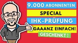 9000 Abonnenten Special  Onlinekurs zur IHK Prüfungsvorbereitung geschenkt [upl. by Notla]