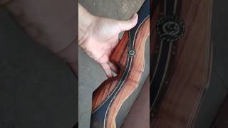 Traditional Recurve Takedown Bow Graal archerybow woodworking arcoeflecha bowandarrow wood [upl. by Tandie175]