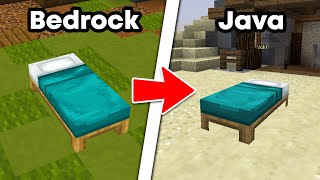 Java Bedwars vs Bedrock Bedwars [upl. by Narmis]