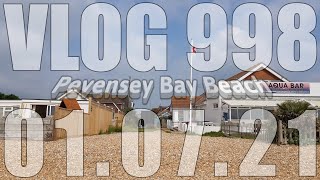 Pevensey Bay Beach  VLOG 998  010721  Pevensey Bay  Eastbourne  East Sussex [upl. by Nomled]