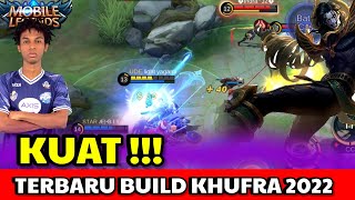 INI EMBLEM BUILD KHUFRA TERKUAT DAN TERSAKIT 2022  BUILD KHUFRA TERKUAT TOP GLOBAL MOBILE LEGENDS [upl. by Ramyar]