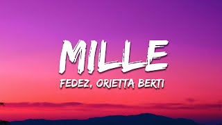 Fedez  Mille ft Orietta Berti LyricsTesto [upl. by Eseerehs]