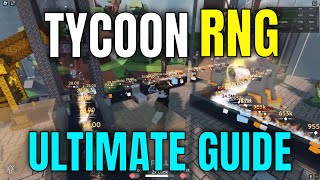 TYCOON RNG BEGINNERS GUIDE Upgrades Crafting Droppers Money  Roblox [upl. by Chic]