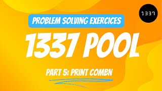 problem solving exercices c00 part 5 print combn coding problemsolving algorithm [upl. by Netsrejk]