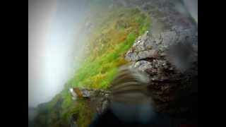 Aonach Eagach ridge Am Bodach descent [upl. by Jermaine]