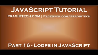 Loops in JavaScript [upl. by Anitsua]