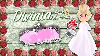 DIVINIA PARK Realm Reaction Valentines HALO 2020 Interview New Hairs Chest Locations  New Foods [upl. by Sirrah343]