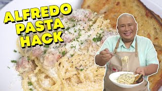 simpol Alfredo Pasta Recipe  SIMPOL  CHEF TATUNG [upl. by Htirehc]