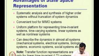 Mod04 Lec09 Representation of Dynamical Systems  I [upl. by Shannan]