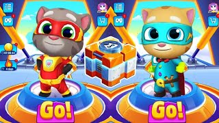 Talking Tom Hero Dash  Full Hero And Defeat All Bosses iOS Android Gameplay 662 [upl. by Odlanir367]