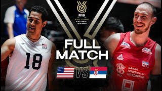 🇺🇸 USA vs 🇷🇸 SRB  Paris 2024 Olympic Qualification Tournament  Full Match  Volleyball [upl. by Procter]