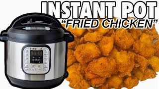 INSTANT POT Crispy Fried Chicken  HOW TO SHALLOW FRY CRISPY CHICKEN IN THE INSTANT POT [upl. by Bollen]