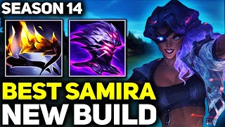 RANK 1 BEST SAMIRA IN THE WORLD NEW BUILD GAMEPLAY  Season 14 League of Legends [upl. by Halac582]