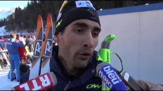 MFourcade après son podium sur le sprint au GrandBornand [upl. by Renckens28]