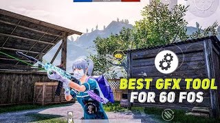 Best Gfx Tool For Pubg amp Bgmi 60 Fps Unlocked 🔓 ✅34 Update [upl. by Siuqramed]