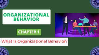 Introduction to Organizational Behavior  What is Organizational Behavior [upl. by Eenhat]