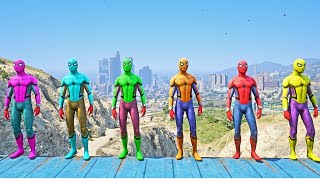 GTA5 SPIDERMAN amp MANIONS RAGDOLLS JumpsFails shorts gta5 [upl. by Eldoria]