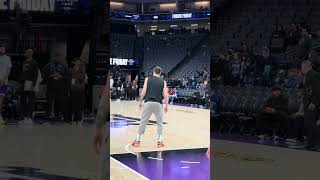 Luka Doncic HalfCourt Shooting Competition with Dallas Mavs Coaches Makes on FIRST Try [upl. by Vigor]