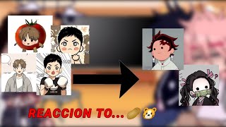 🥊🐹jinx reacción to Kim dan as tanjiro PART2 🇪🇦🇺🇸🇧🇷NO SHIP [upl. by Aicila866]