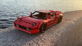 Ferrari 288 GTO 110  LEGO Technic MOC [upl. by Aromat]