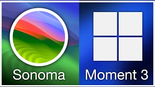 macOS Sonoma 14 vs Windows 11 Moment 3 [upl. by Minsat]