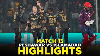 Full Highlights  Peshawar Zalmi vs Islamabad United  Match 13  HBL PSL 9  M2A1A [upl. by Sherl]