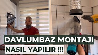 davlumbaz montajı nasıl yapılır [upl. by Ahseiyn]