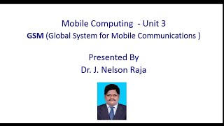 GSM Architecture in Tamil and English for Mobile Computing [upl. by Alysoun]