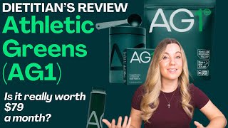 Athletic Greens AG1 Review by a dietitian  Is Athletic Greens worth it [upl. by Ymma]