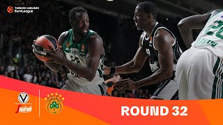 VirtusPanathinaikos  Round 32 Highlights  202324 Turkish Airlines EuroLeague [upl. by Airb]