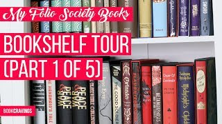 All My Folio Society Books  Bookshelf Tour Part 1 of 5  BookCravings [upl. by Idisahc587]