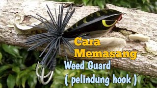 cara memasang weed guard atau kawat pelindung pada jump frog [upl. by Ahtiek]