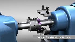 ROTEX® 38 SH flexible jaw couplings  KTR Systems [upl. by Ahsiuqet]