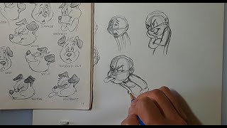 HOW TO USE THE PRESTON BLAIR BOOK FOR FACIAL EXPRESSIONS [upl. by Adnilre988]