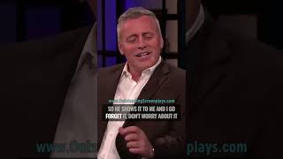 Matt LeBlanc was BROKE before Friends [upl. by Kcirdlek]