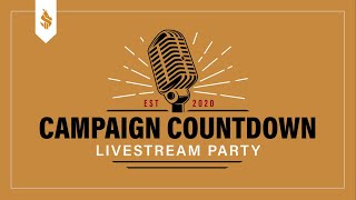 Campaign Countdown Livestream Party with Brandon and Emily Sanderson [upl. by Anile]