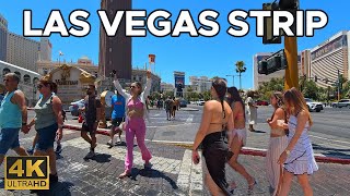 Las Vegas Strip Walk  June 2024 [upl. by Chita]